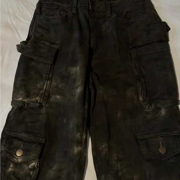 Fashion Nova Dark Green Jeans - Picture 2 of 5